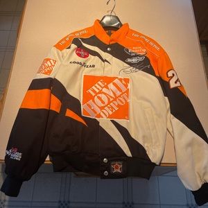Nascar jacket with patches